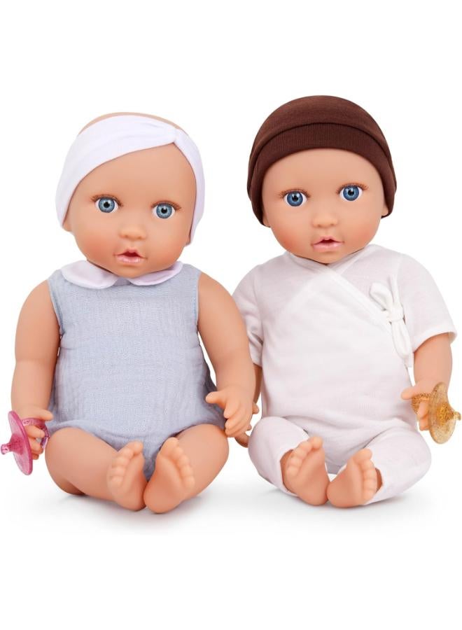 لولا بيبي دمية توأم واقعية مقاس 14 بوصة مع الملحقات - Image 1